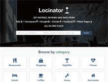 Tablet Screenshot of locinator.com